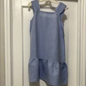 Blue Sleeveless Kids Dress